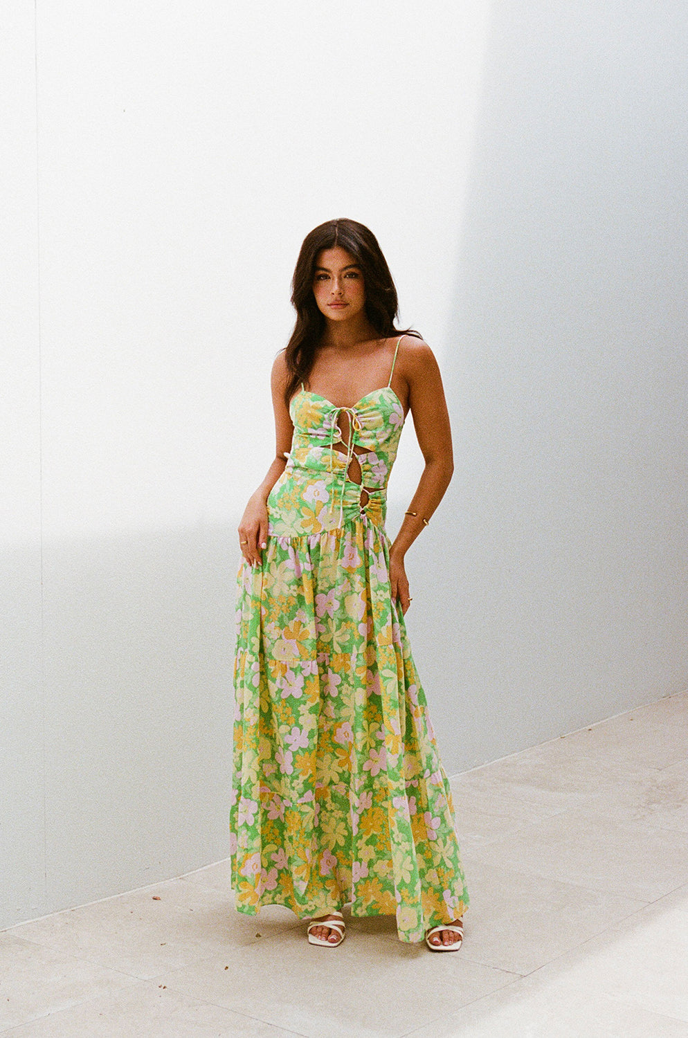 Pacey Backless Maxi Dress - Green SABO Pacey Backless Maxi Dress - Green SABO