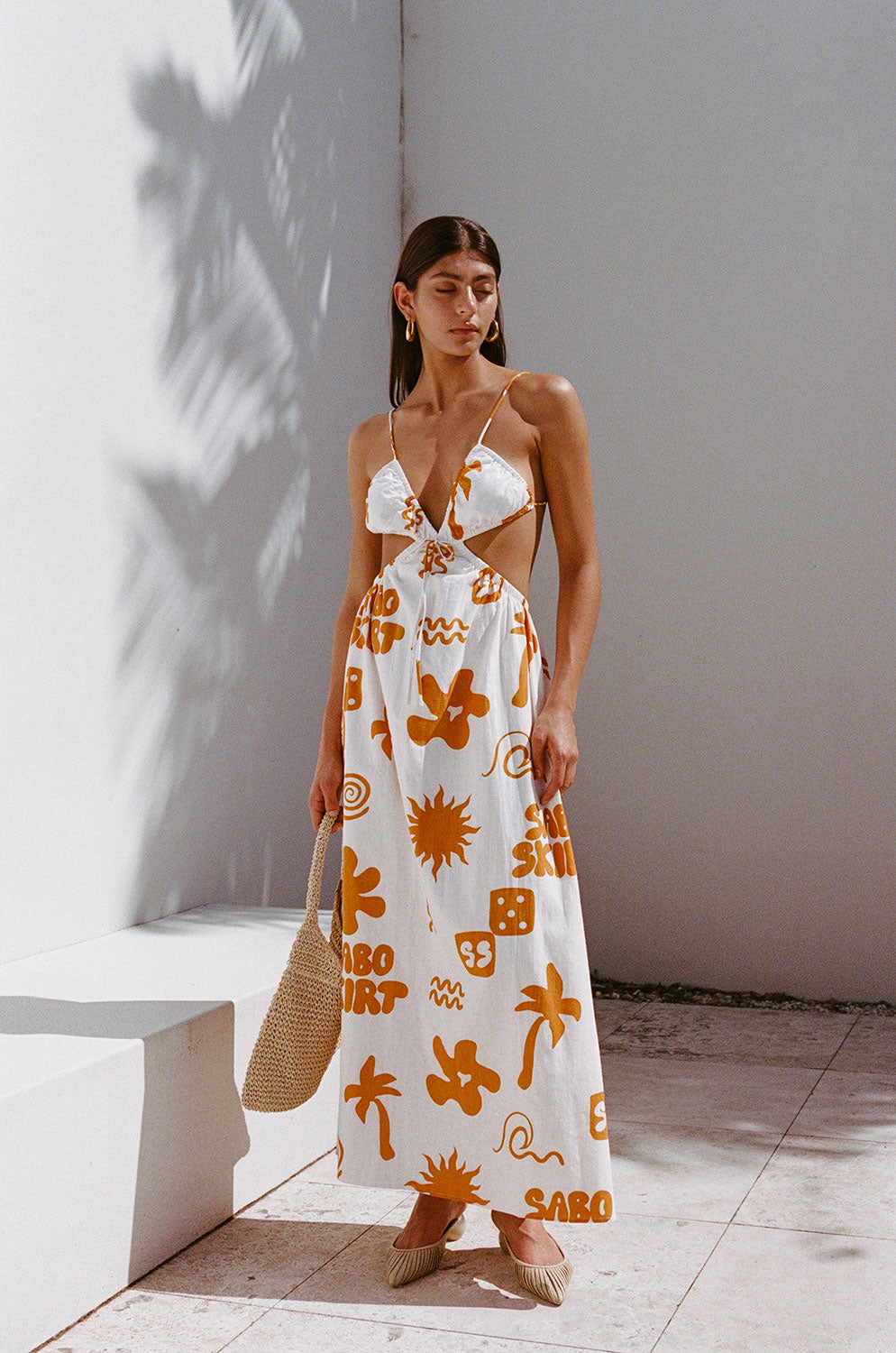 SAMPLE-Toulouse Maxi Dress - Objects Cream – SABO