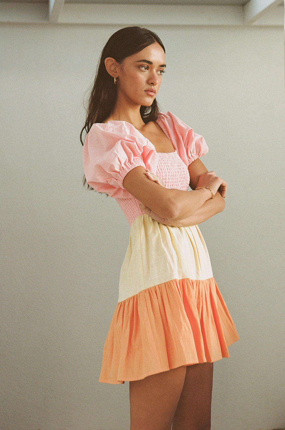 Audrina Off Shoulder Mini Dress