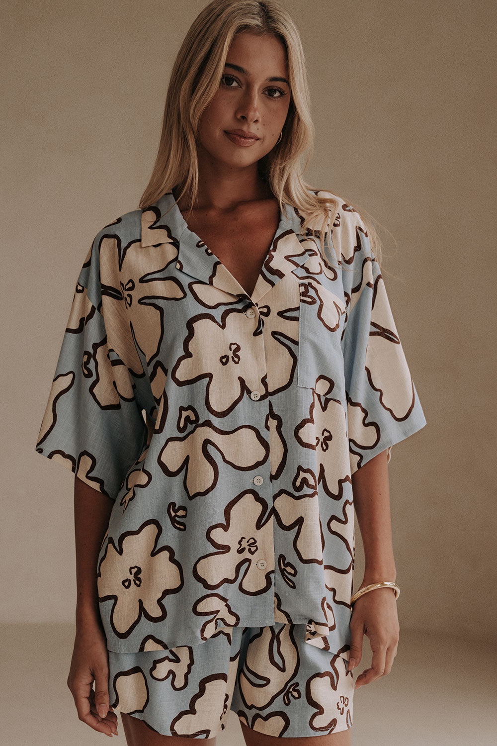 Collective Swimwear - Thessy Top - Outline Floral fourth image