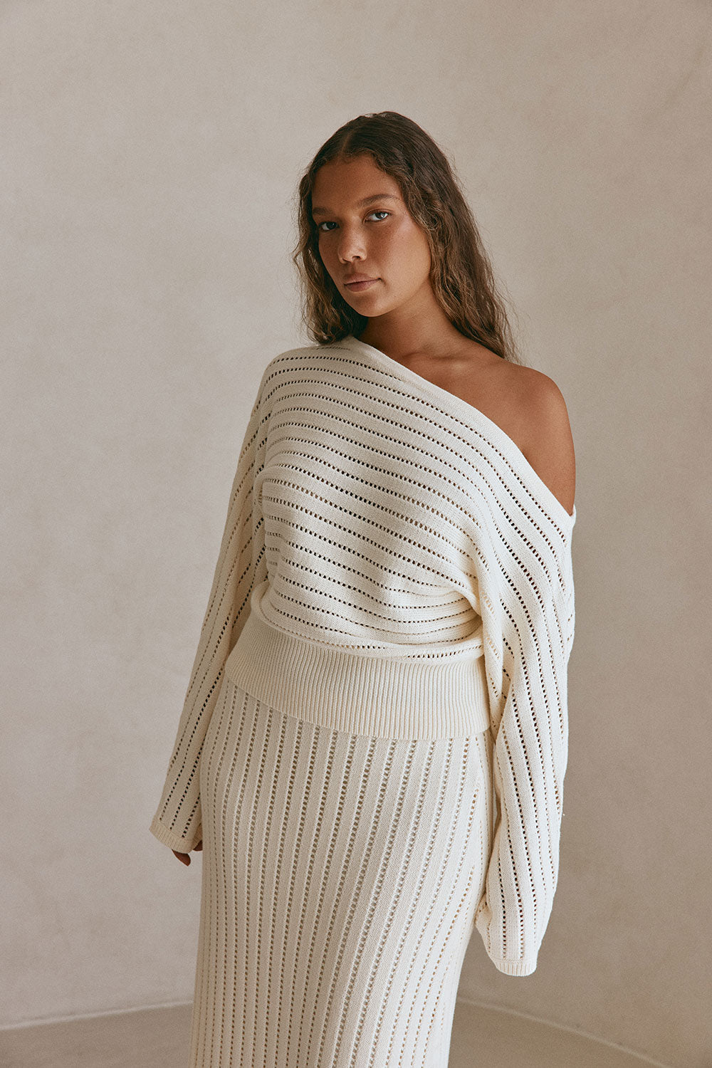 トップス andmary sonique knit tops ivory andmary sonique knit tops ivory 【公式通販】