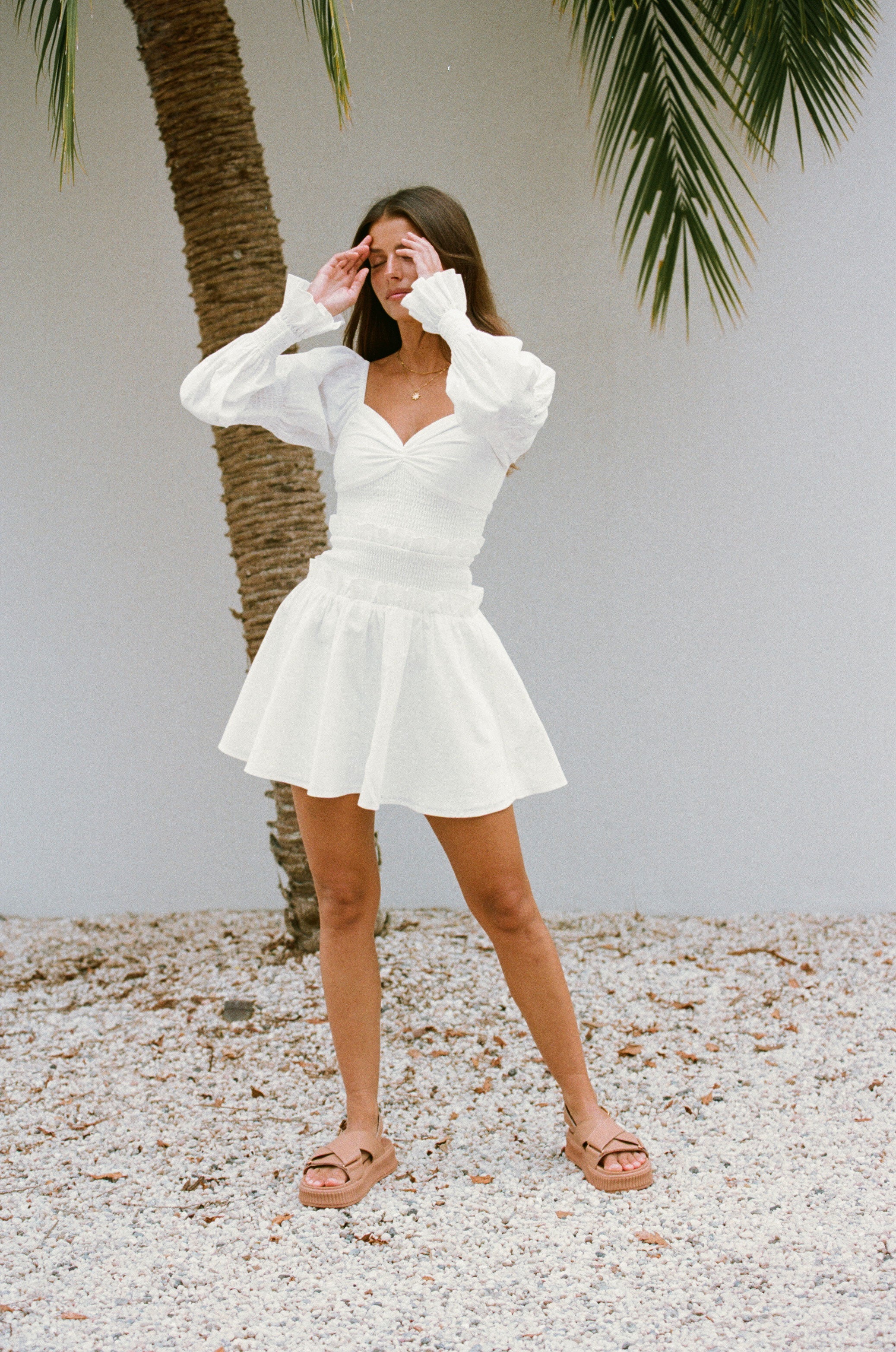 SAMPLE-Santiago Off Shoulder Dress SABO SAMPLE-Santiago Off Shoulder Dress SABO