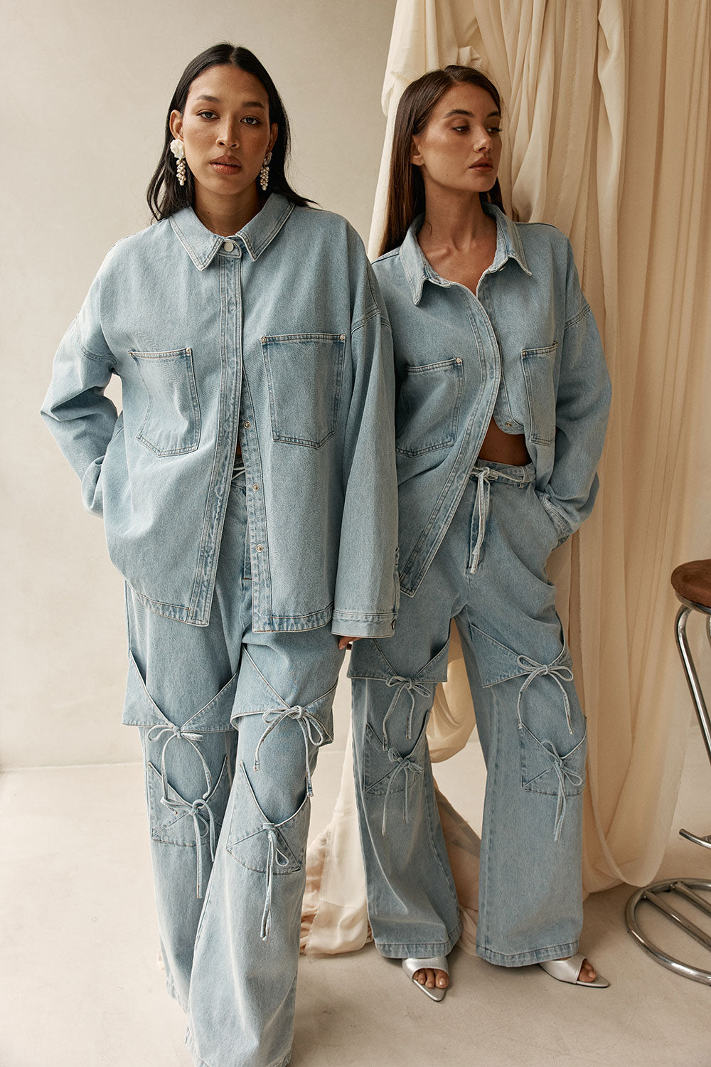 Poet Denim Jacket - Light Blue