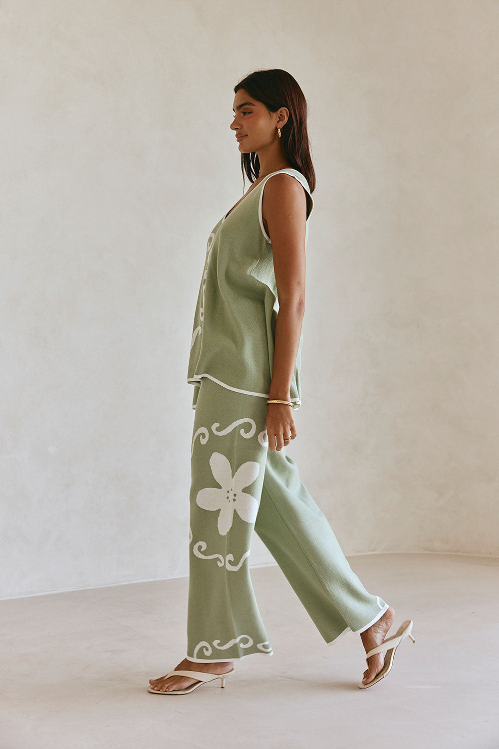 Collective Swimwear - Malani Pants - Ocean Relic fifth image