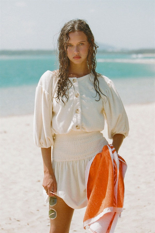 SAMPLE-Isle Dress - Towelling  SABO