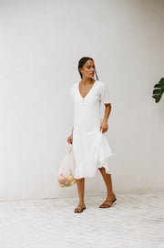 SAMPLE-Vittoria Dress - White