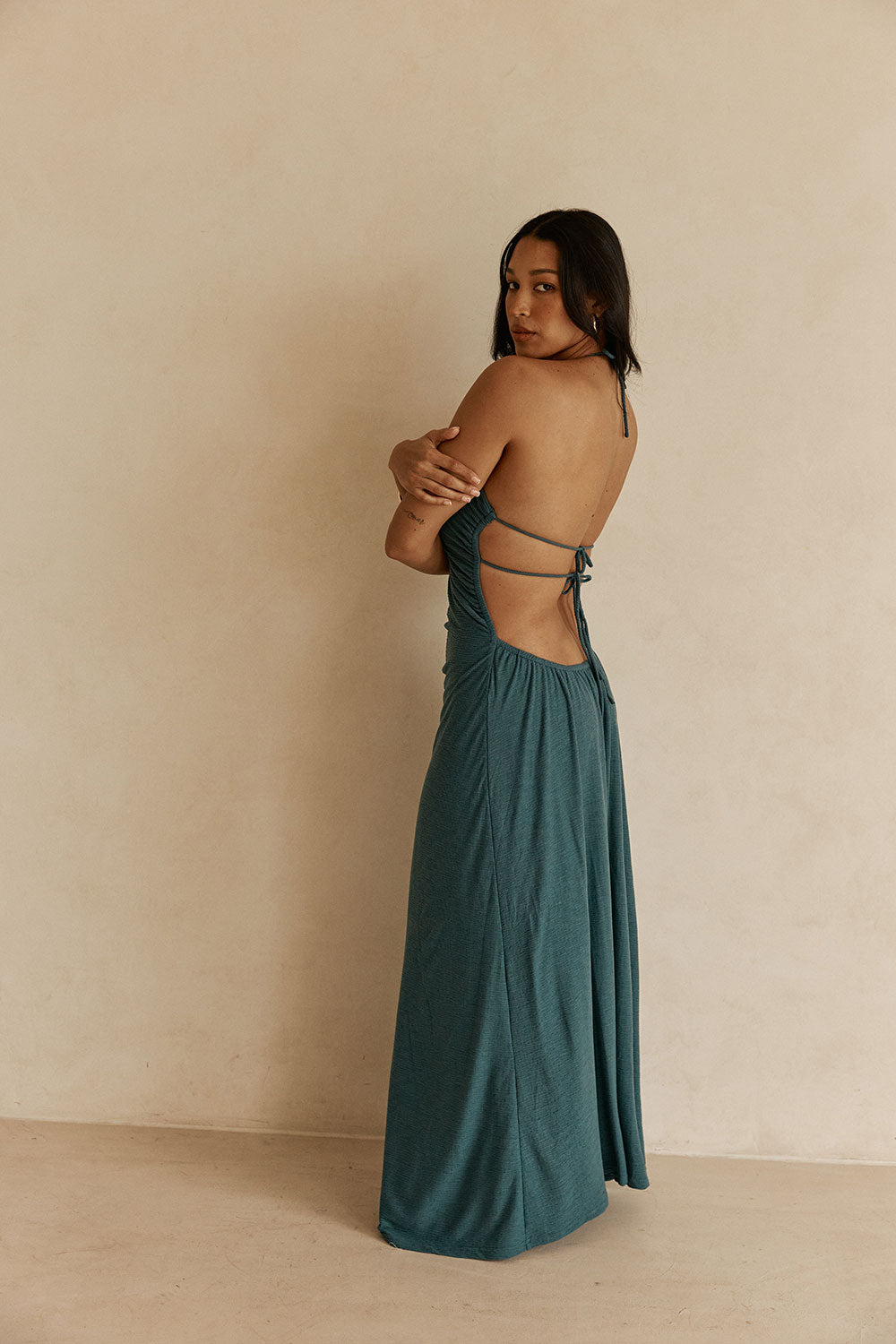 Naisha Dress - Teal