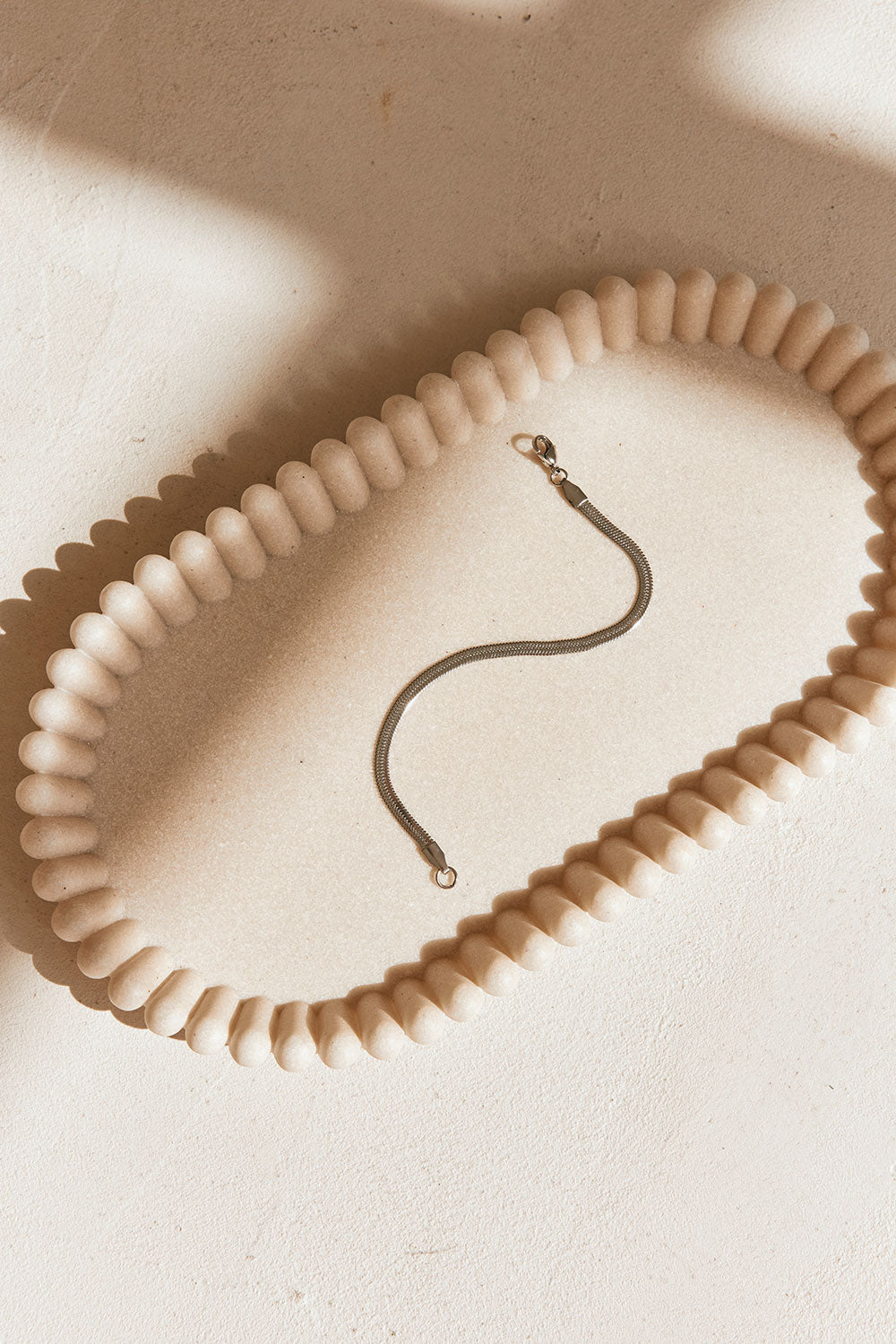 Silver Herringbone Klara Herringbone Bracelet