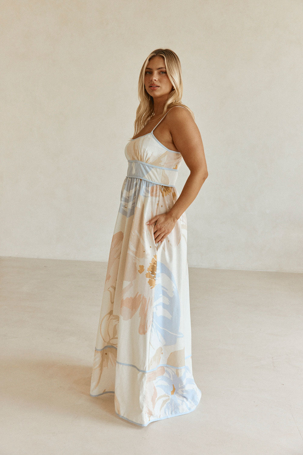 SAMPLE-Genevieve Dress - Vintage Bloom