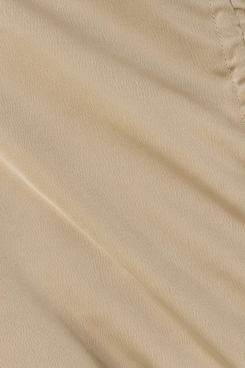 Khaki Silky Long Sleeve Ruched Bindi Top