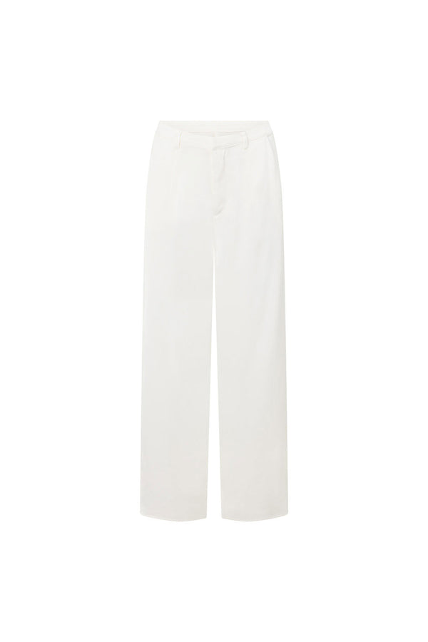 Ivory High Waist Pocket Trouser Zarah Pants