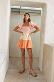 Audrina Off Shoulder Mini Dress - Pink