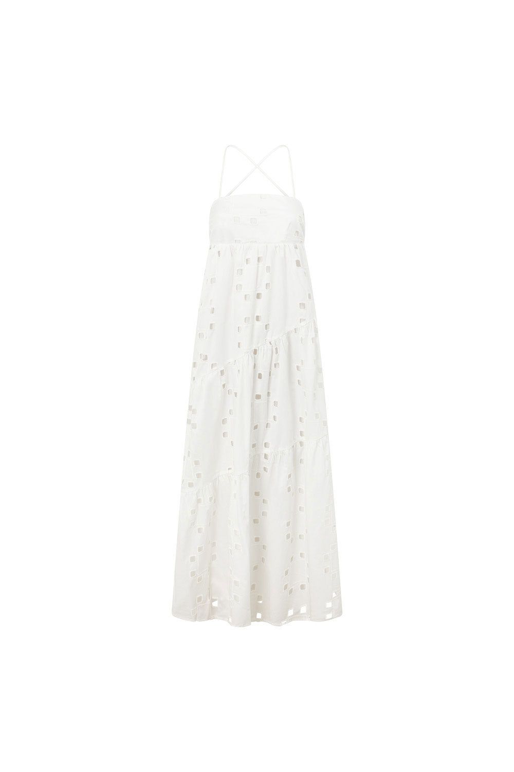 SAMPLE-Backless Giselle Dress - Cutwork