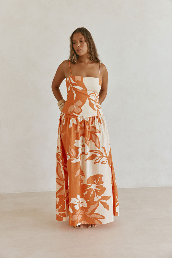 Samia Dress - Sunset Botanica