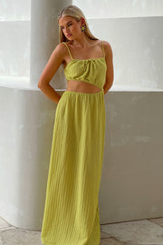 SAMPLE-Backless Annalise Dress - Moss