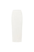 Bridal White Knit Maxi Mekkah Skirt