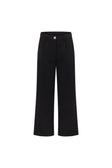 Black Suiting Flared Naomi Pants