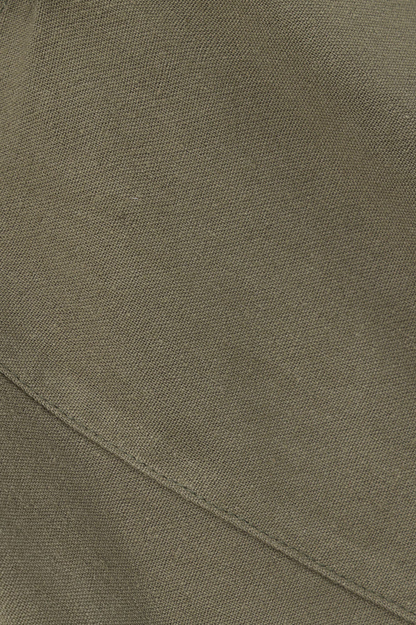 Khaki Green Pocket Mini Deluca Skirt