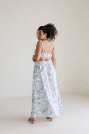 Venesa Skirt - Juniper Floral