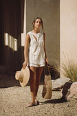 Cream Textured Cut Out Jojo Top