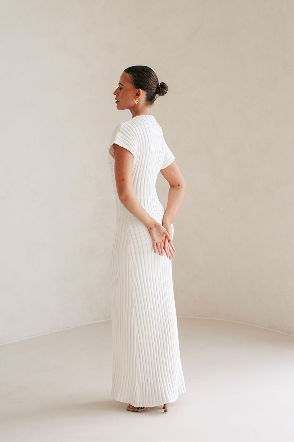 Gemini Maxi Dress - White