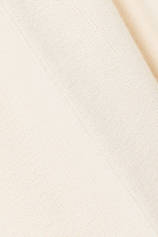 Cream Knit High Waist Sammi Pants