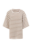Wanderer Top - Chocolate Stripe