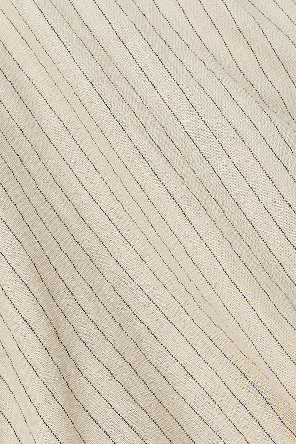 Beige Short Sleeve V Neck Tie Sadia Playsuit