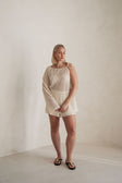 Suka Crochet Top - Cream White
