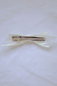 Bonnie Bow Clip White