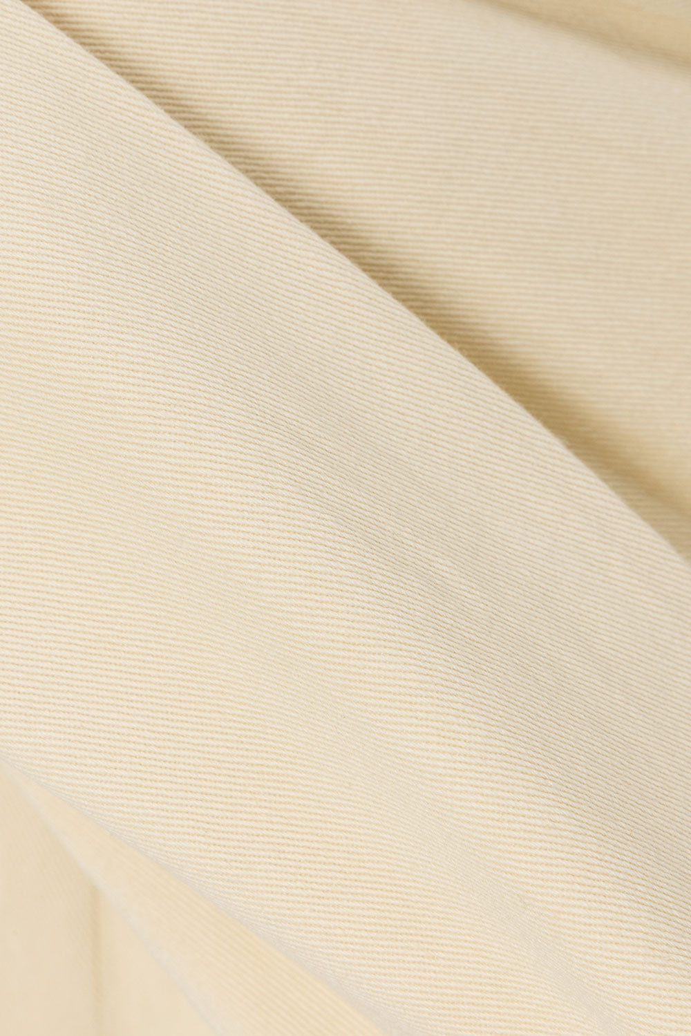 Cream High Waist Button Detail Pleated Mini Mari Skirt