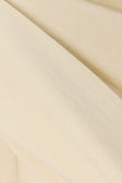 Cream High Waist Button Detail Pleated Mini Mari Skirt