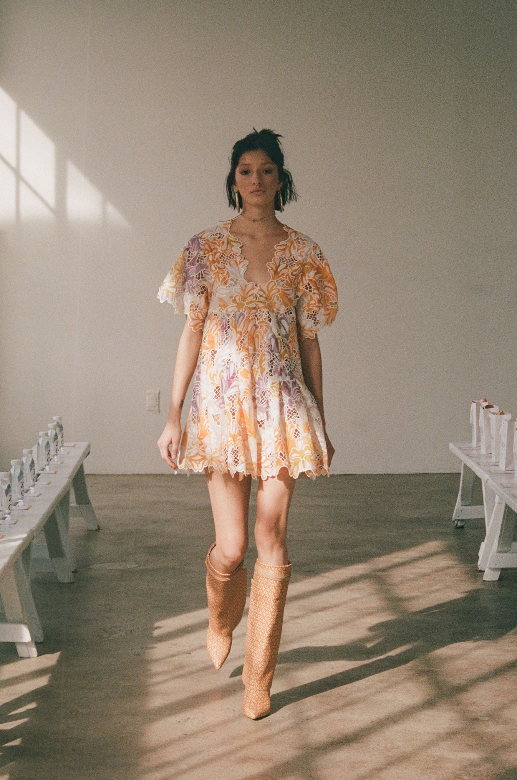 Gramercy Mini Dress - Floreale Mellow