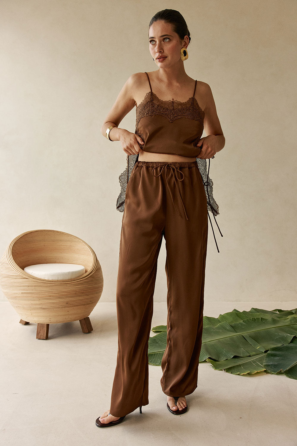 Amalia Pants - Chocolate