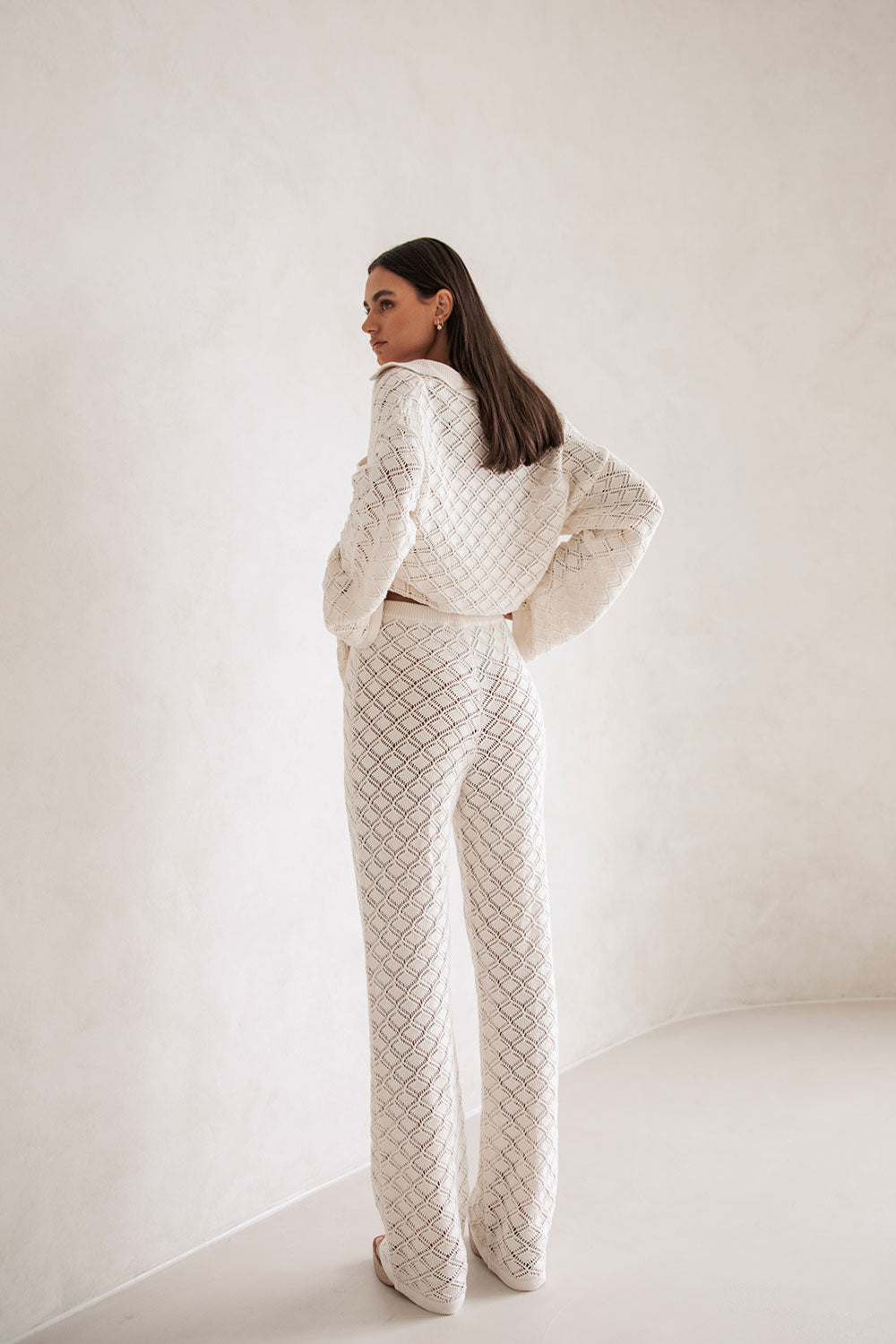 Jaime Knitted Pants - Cream