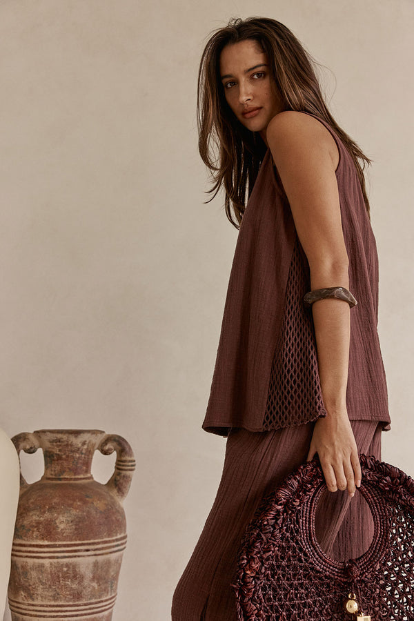 Dita Top - Chocolate