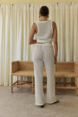Lana Pants - White Knit