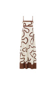 SAMPLE-Addy Dress - Marbled Mocha