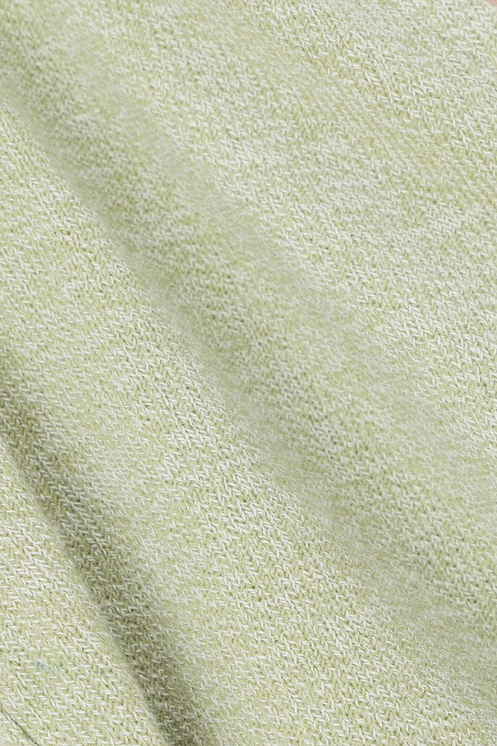 Sierra V Neckline Cutout Crop Top - Green