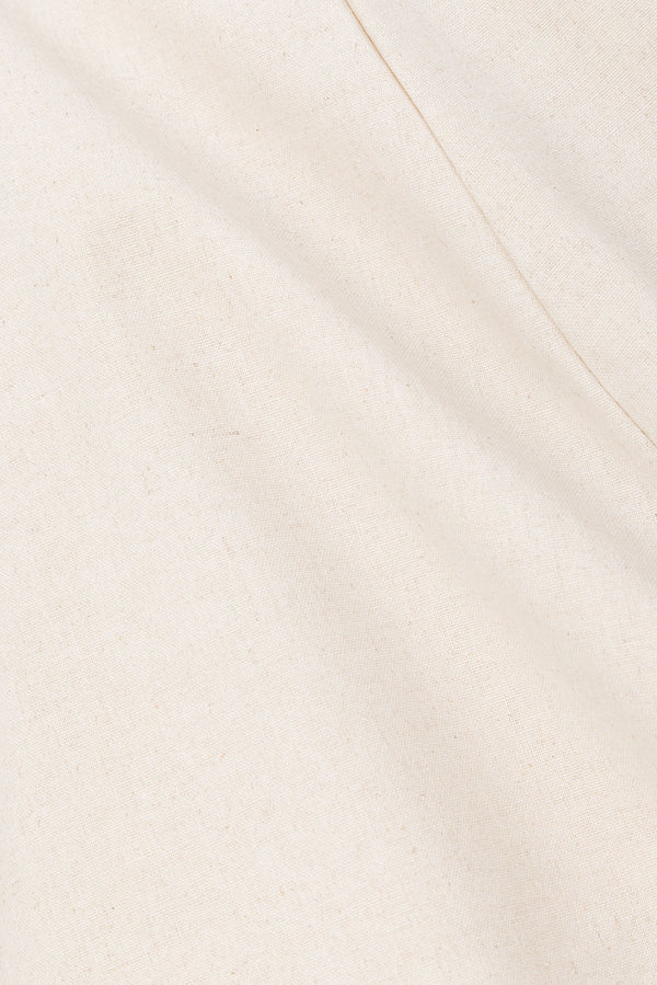 Beige Strappy Front Tie Mini Alexandra Dress