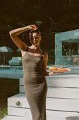 SAMPLE-Vallie Midi Dress - Cocoa