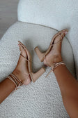 SAMPLE-Strappy Jayda Heels - Tan
