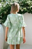 SAMPLE-Twyla Babydoll Dress - Gingham