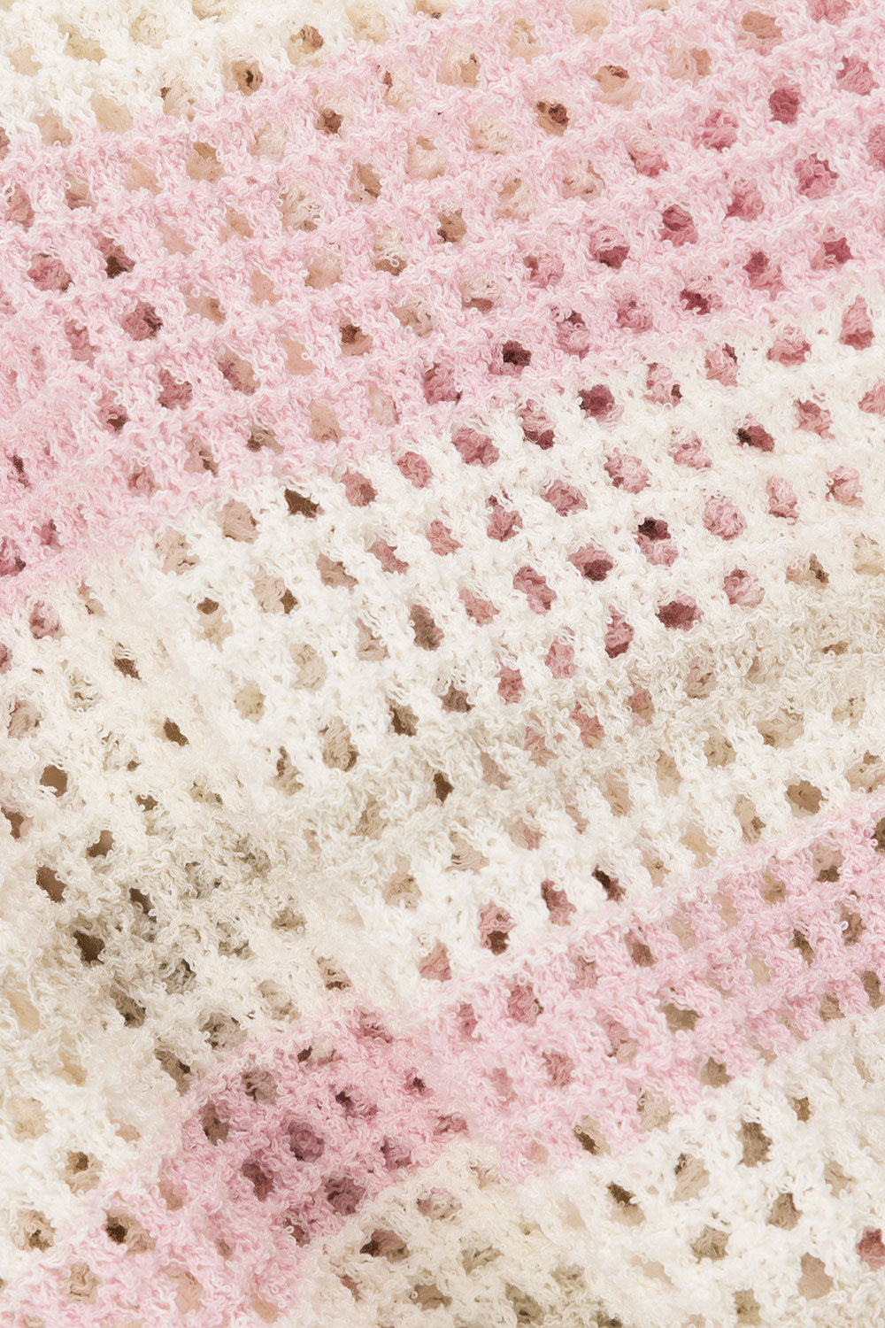 Cream and Pink Stripe Knit Easton Playsuit