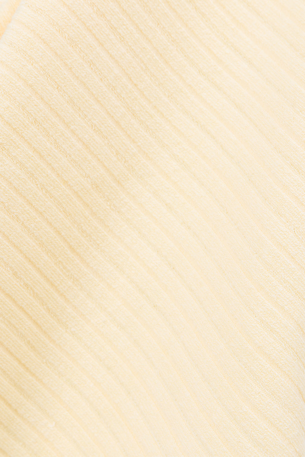 Cream Ribbed Wrap Panel Mini Eryn Skirt