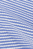 Blue and White Stripe Woven Wrap Billy Top