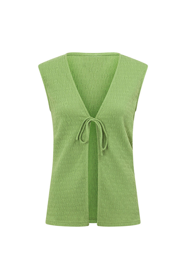 SAMPLE-Marina Split Top - Green