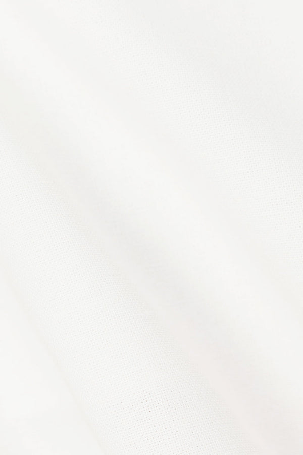 White Twin Pocket Tie Longline Davina Top