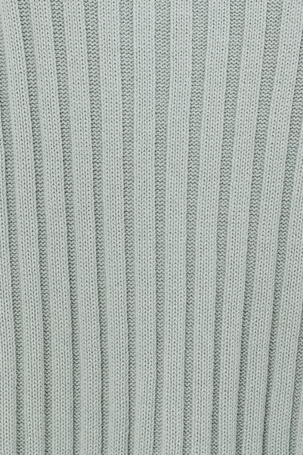 Grey Ribbed Knit High Waist Elastic Celine Pants