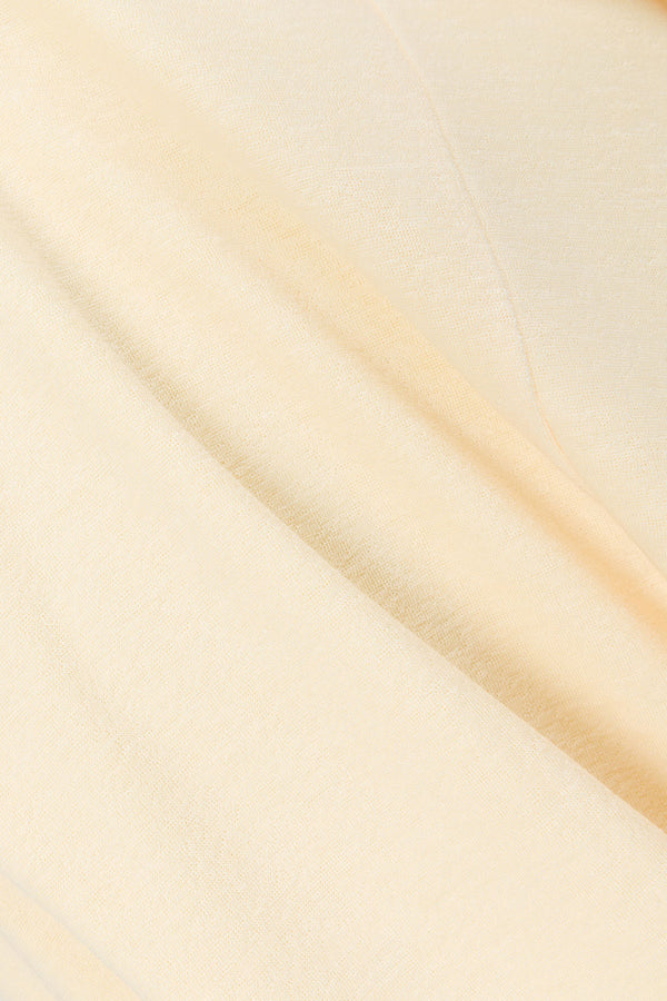 Butter Yellow Gathered Maxi Seraphina Dress